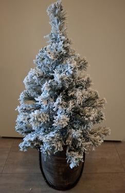 Besneeuwd Kerstboompje, 60 cm