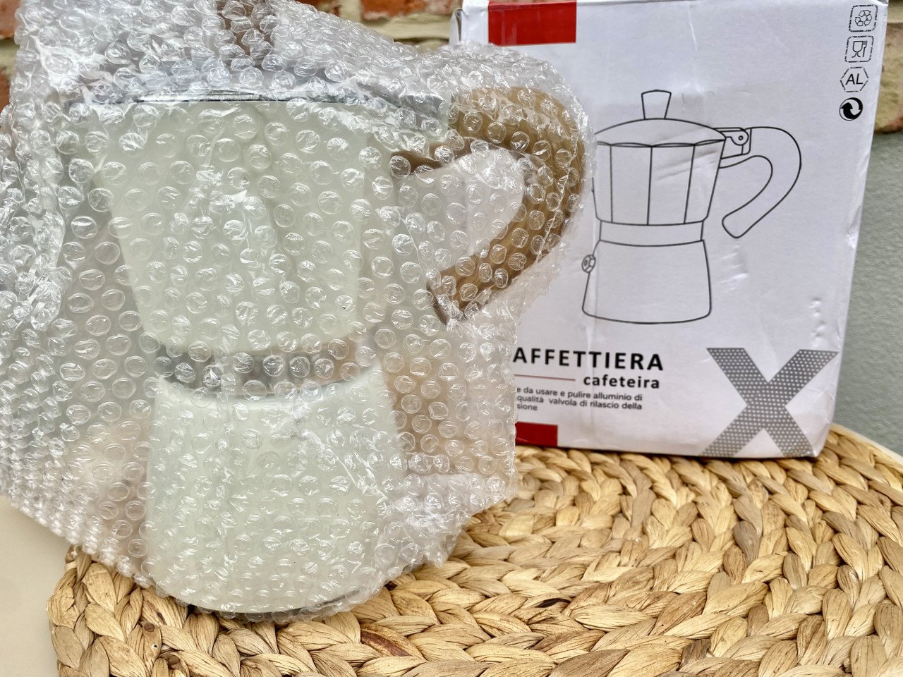 Mooie percolator met kookplaat verkleiner NIEUW