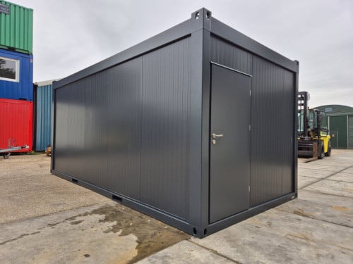 6x3m kantoorunit / woonunit / schaftkeet / bouwkeet nieuw!