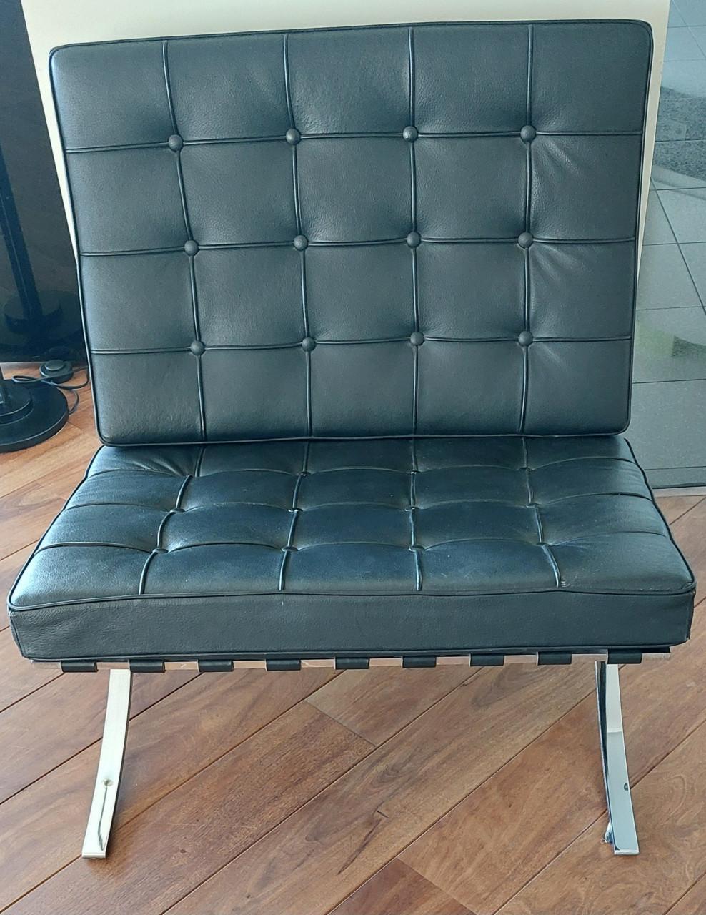 Barcelona fauteuil (replica) twee stuks