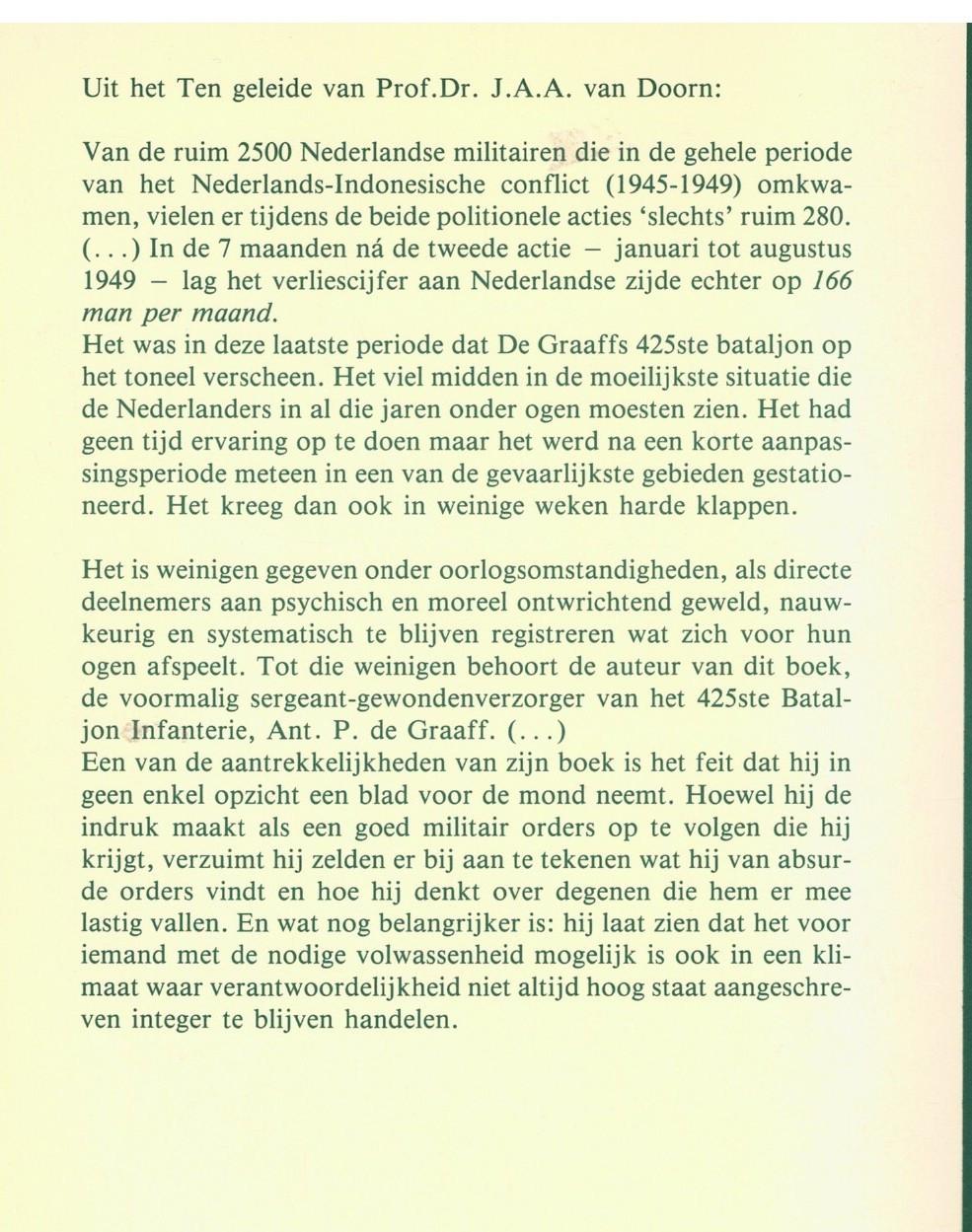 De heren worden bedankt. Met het vergeten leger in Indië, 1949-1950