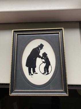 Mooie oude  Dickens prent