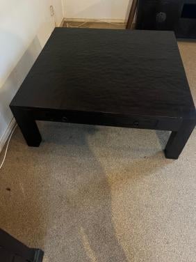 Salontafel, donkerhout