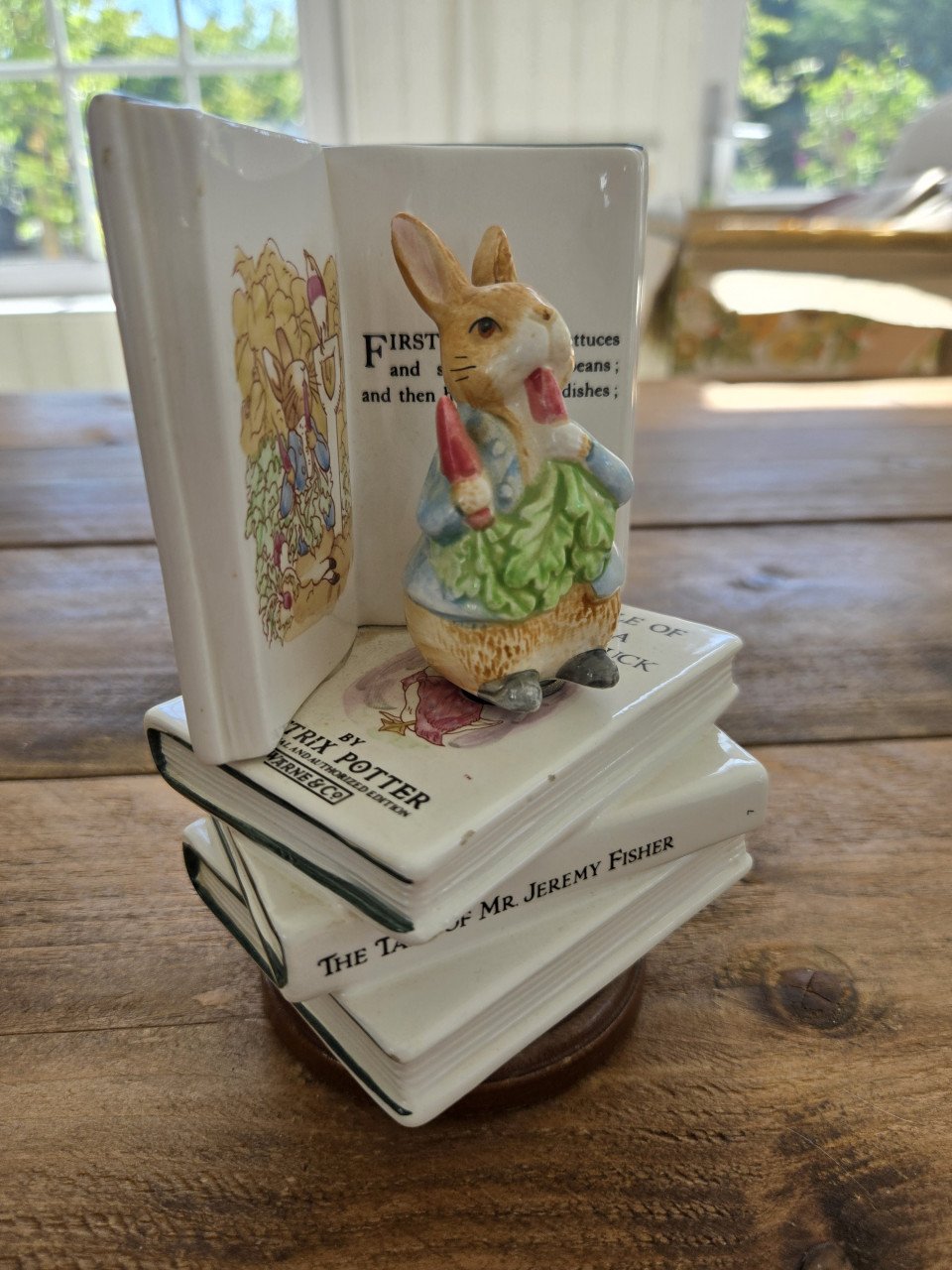 Sleutelhanger met portretboekje Peter Rabbit van Beatrix Potter