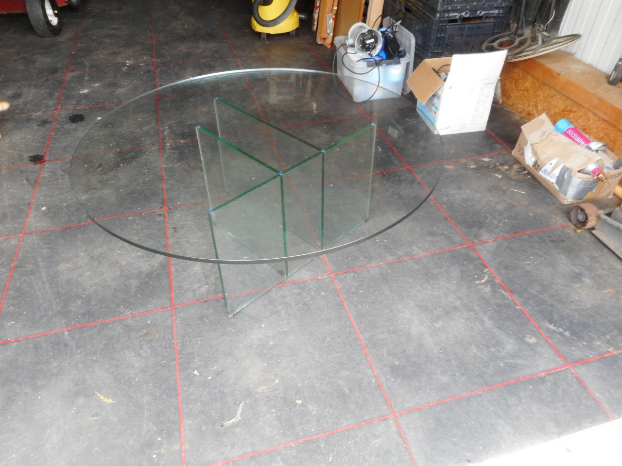Salon tafel glas
