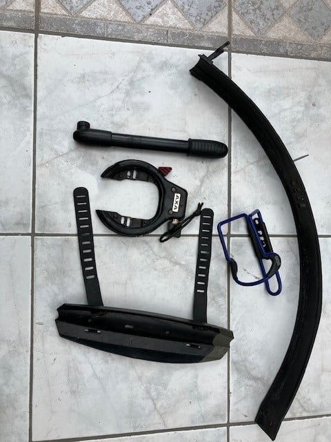 Trek 4700 MTB mountainbike met extra accessoires