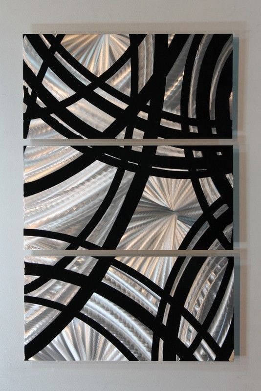 " Metal High Point "  prachtig 3 luik Metal Art