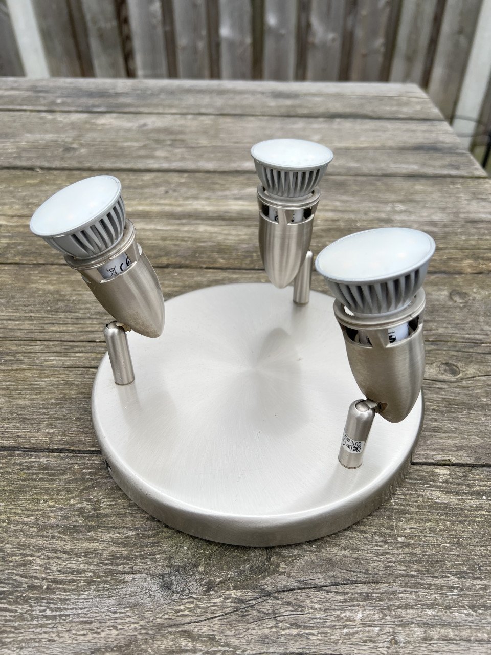 Plafondlamp rvs