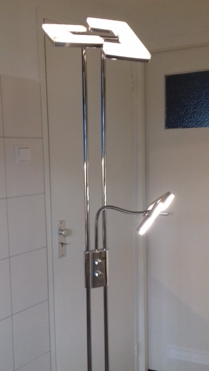 Vloerlamp van Chroom