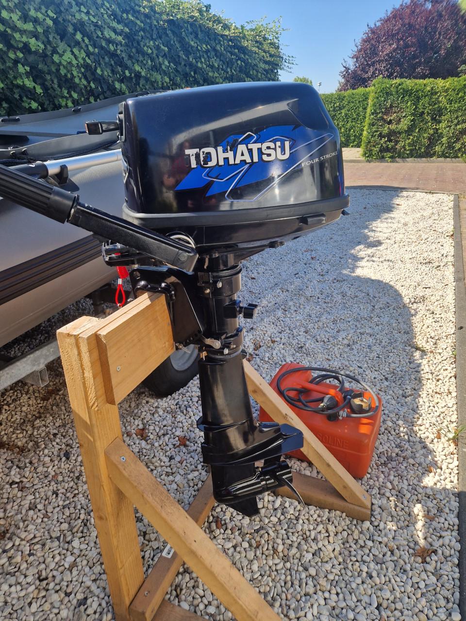 Tohatsu 5 pk 4-takt kortstaart met kunststof tank