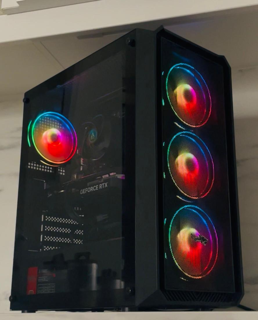 Gaming PC - RTX 4060 - SSD 1000GB - Wi-Fi - Ryzen 5 - 16 GB RAM