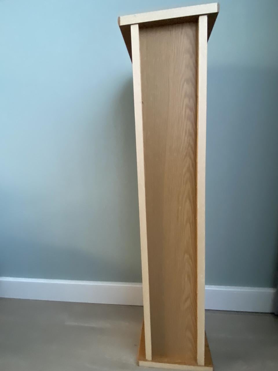 Houten cd paal.