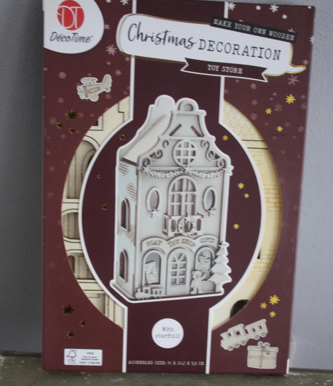 Nieuw in verpakking christmas decoratie toy store maken