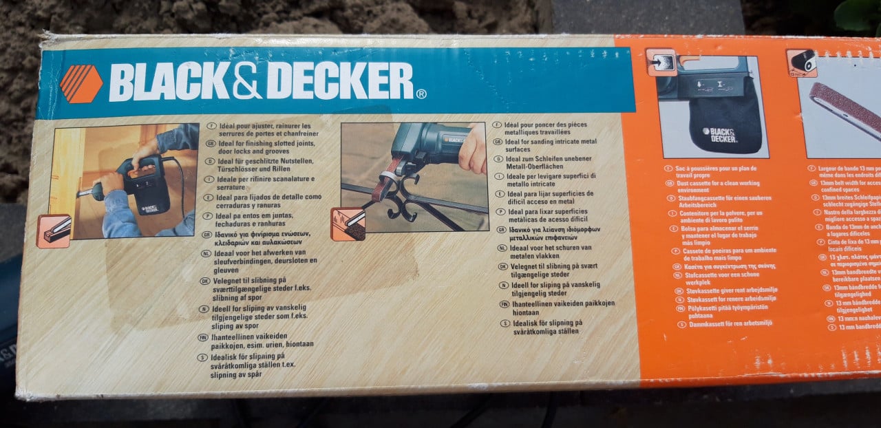 Powerfile / electrische vijl - Black & Decker