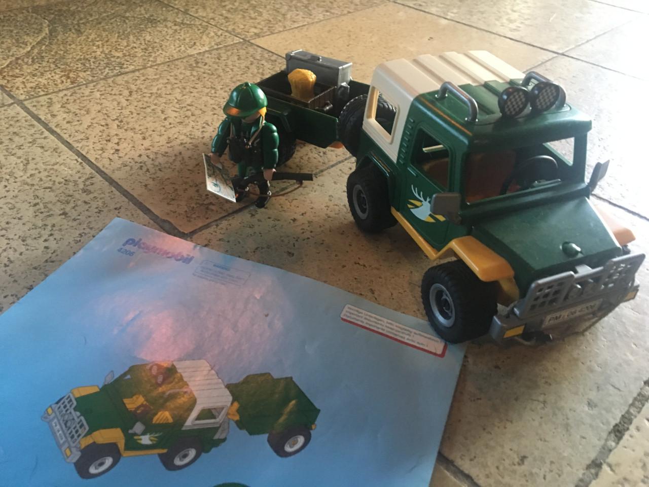 Komplete set BOSWACHTER PLAYMOBIL met boekje!!