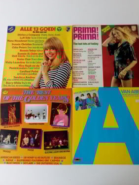 4 LP's, waaronder ABBA greatest hits