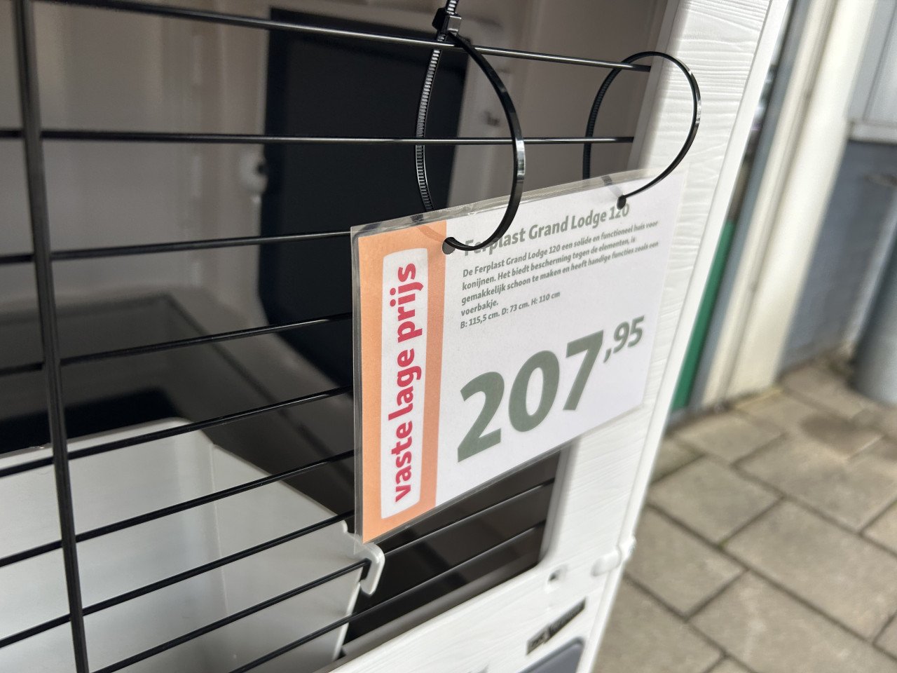 Nieuw konijnenhok