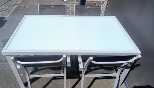 Tuintafel met 4 stoelen