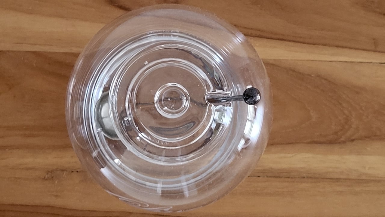 Riviera Maison glazen pot voor olijven 'Olives', h 19 cm
