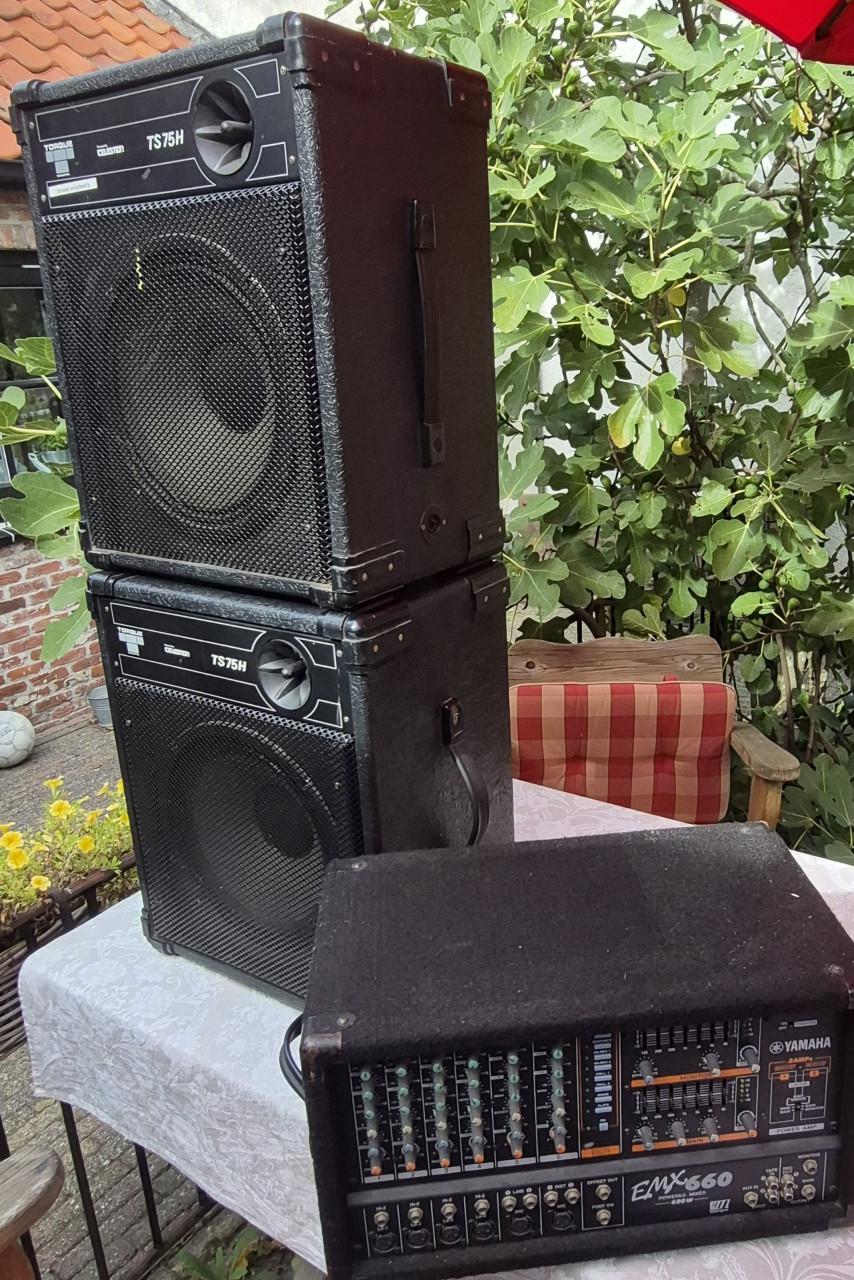 Zangset Yamaha EMX 660 compleet.