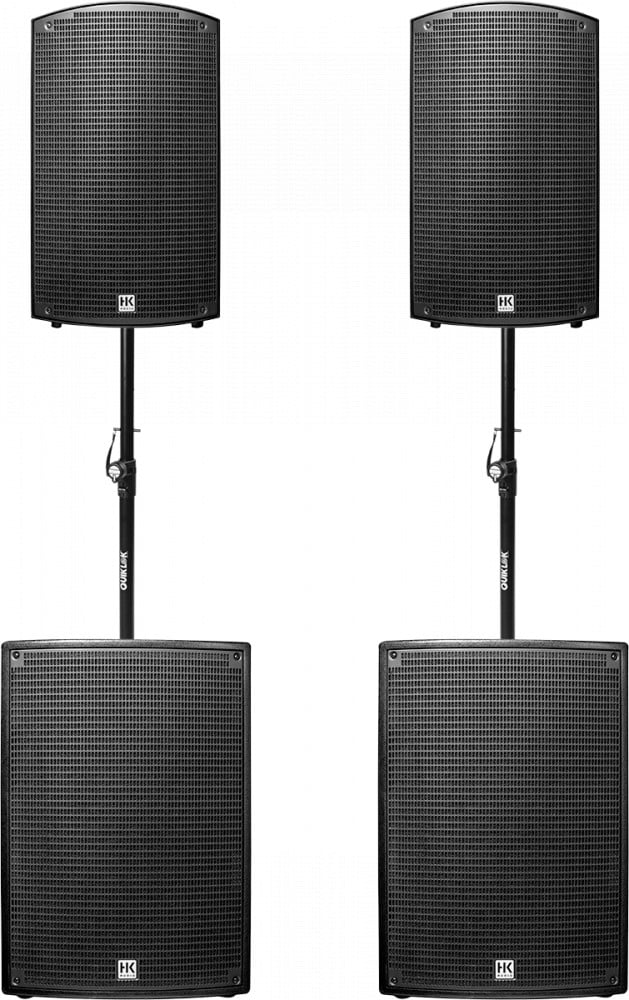 Speakerset HK Audio + 2 HK subwoofers