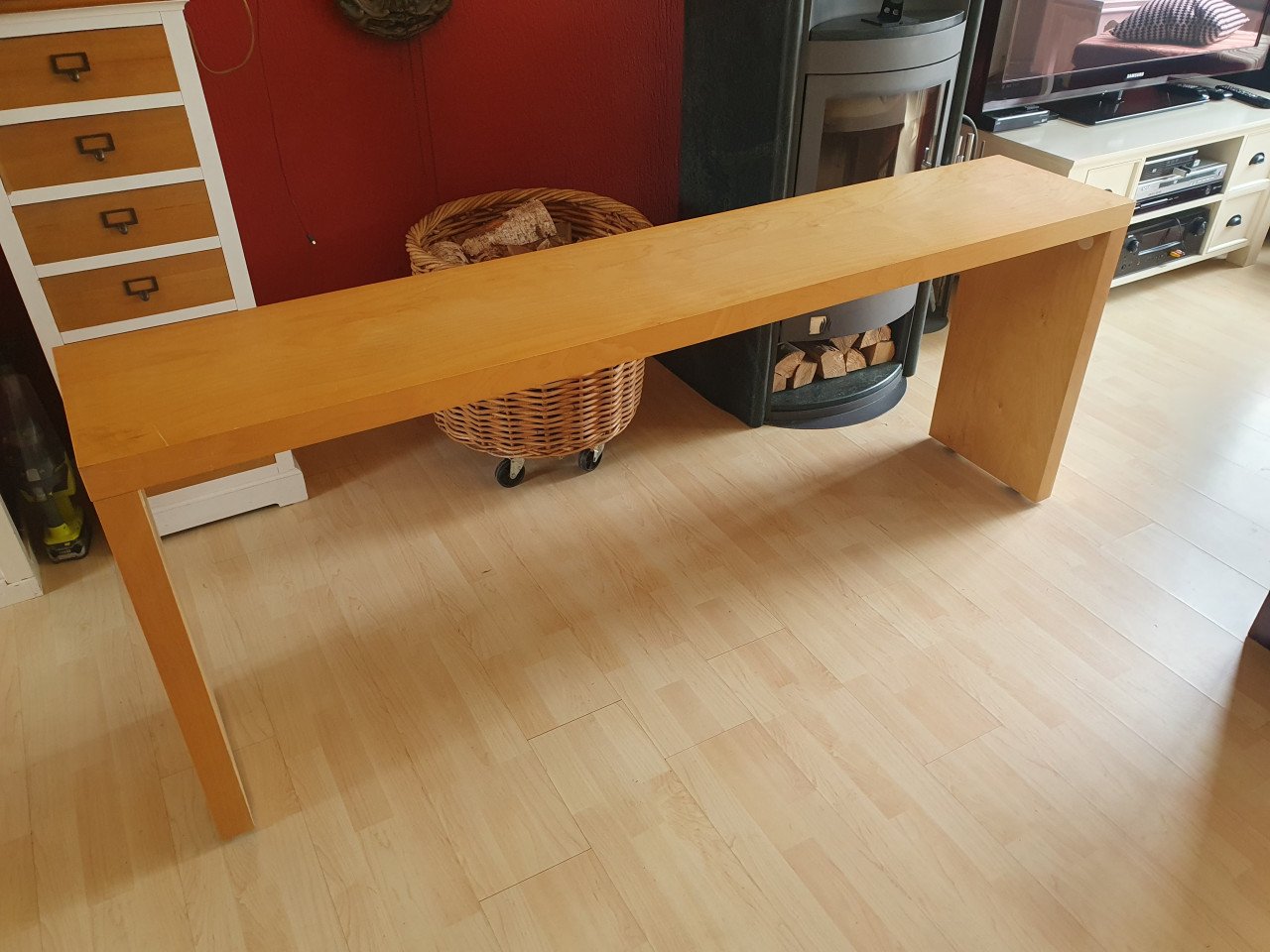 Bed ombouw op wieltjes