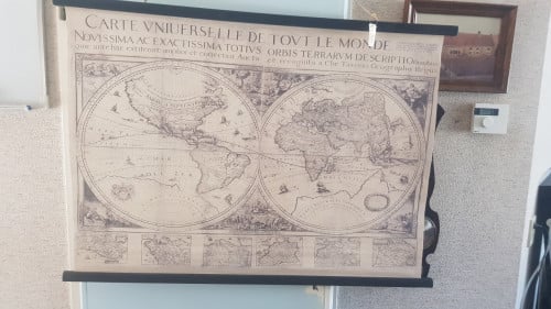 Vintage landkaart
