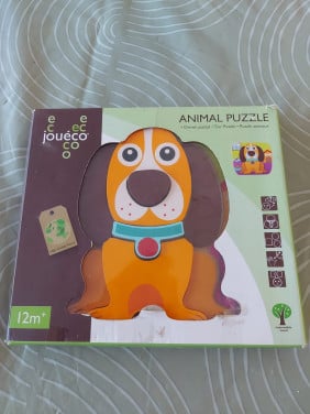 Leuke (als nieuwe) houten puzzel Hond voor de allerkleinsten