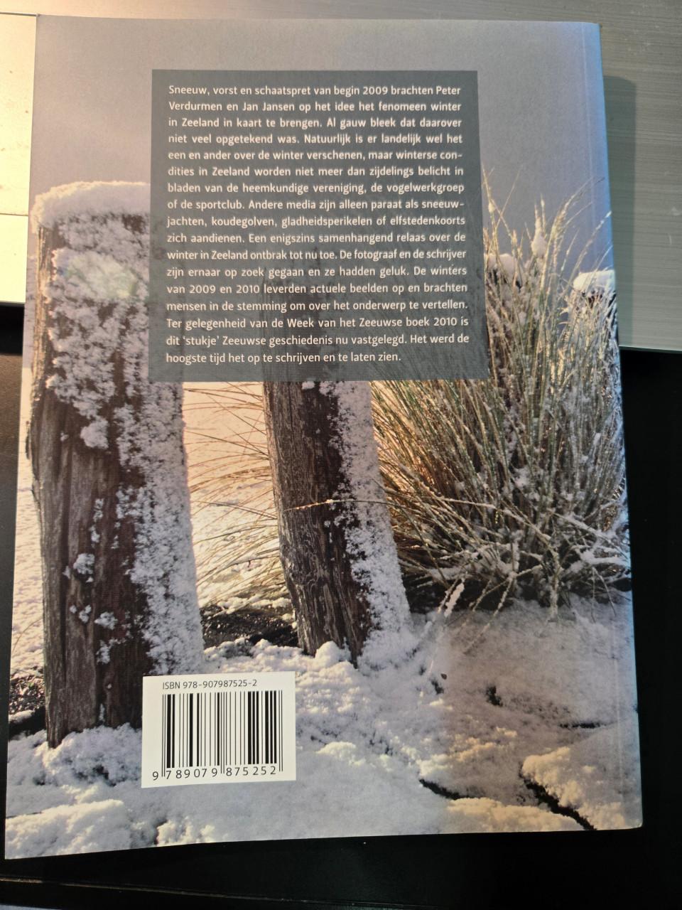 Boek "Winter in Zeeland", geschreven door Jan Jansen 2010