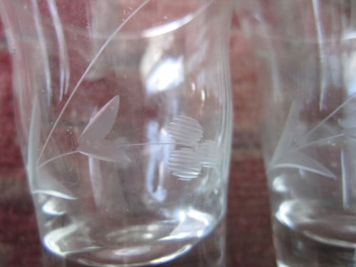 2 st. Mooie glaasjes