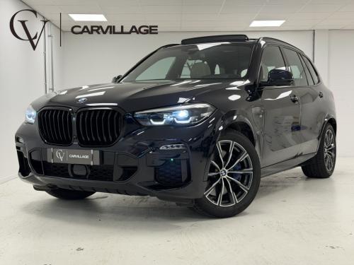 BMW X5 xdrive45e m-sport | luchtvering | carbonschwarz | beige int. |