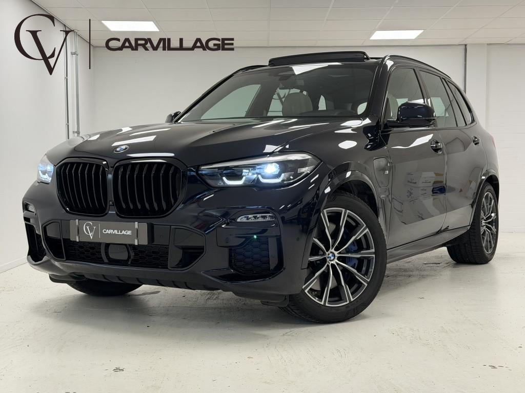 BMW X5 xdrive45e m-sport | luchtvering | carbonschwarz | beige int. |