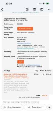 2 Tickets Bouke and the Elvis matter Band