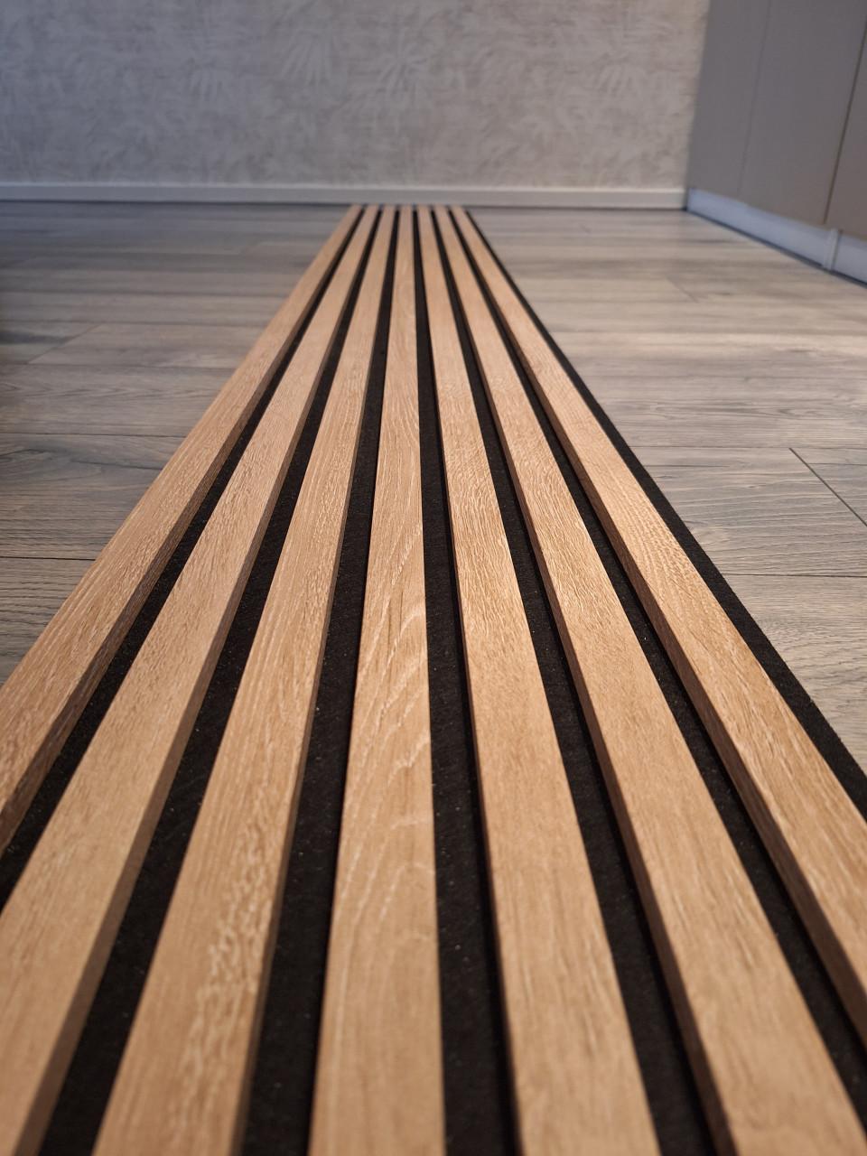 Cando lattenwand - licht eiken