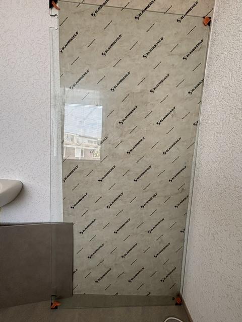 Kunsstof wandplaat Napoli crème 122 x 260 cm