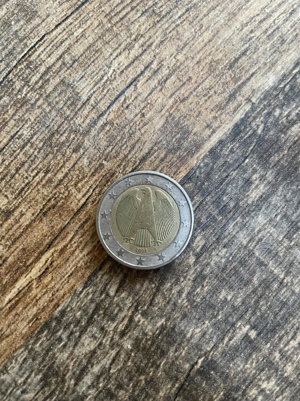 2 euromunt Duitsland Arend 2002 A+D