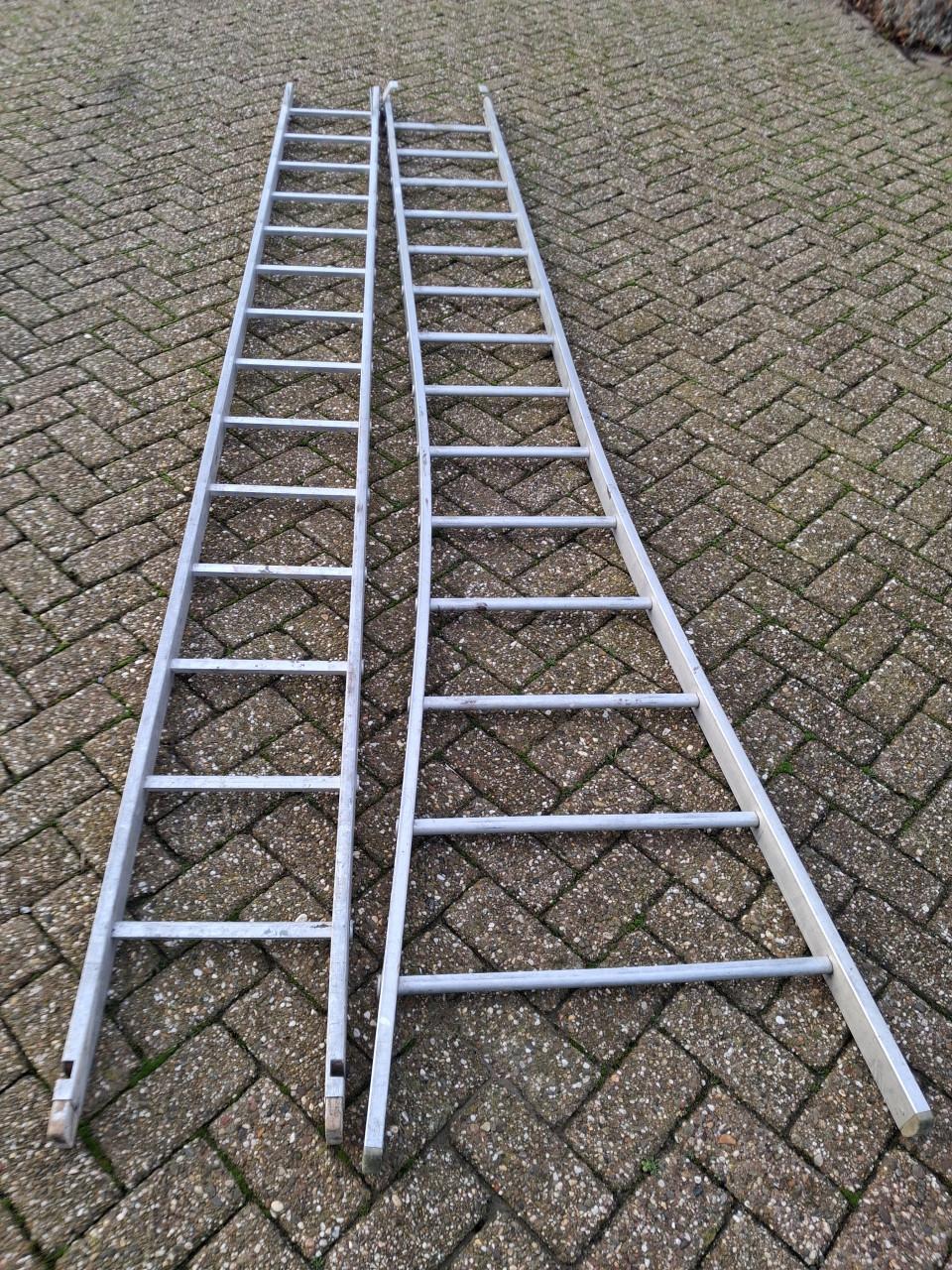 Aluminium opsteekladder