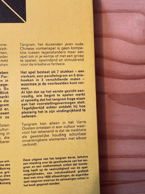 3D VistaScreen vieuwer(tje) met fotoboekjes / Het vormenspel Tangram