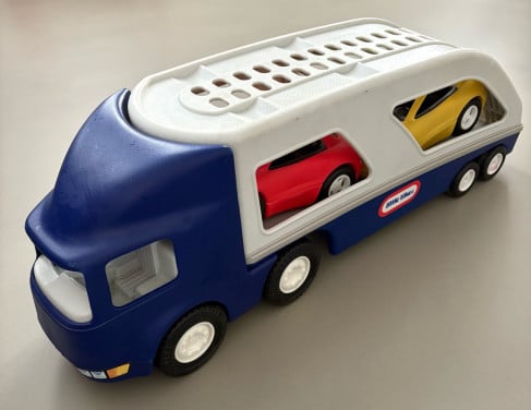Little Tikes trailer met 2 auto’s