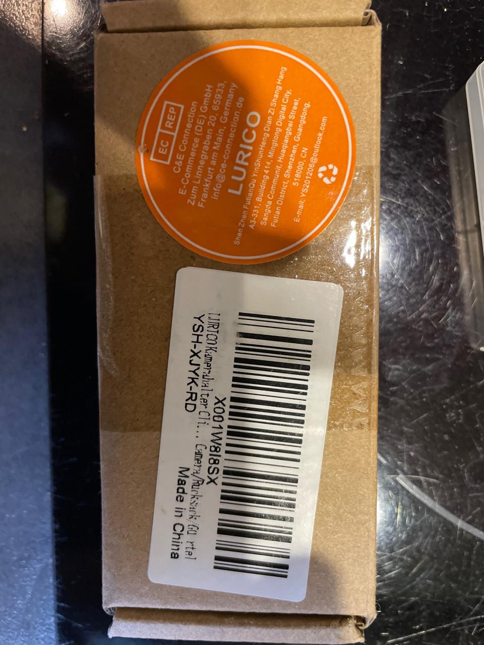 Camera clip backpack / rugzak