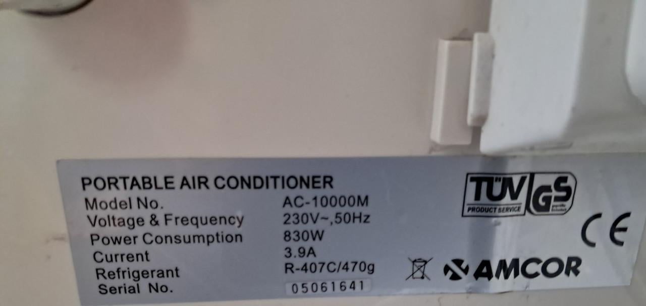 Mobiele airco | 10.000 BTU