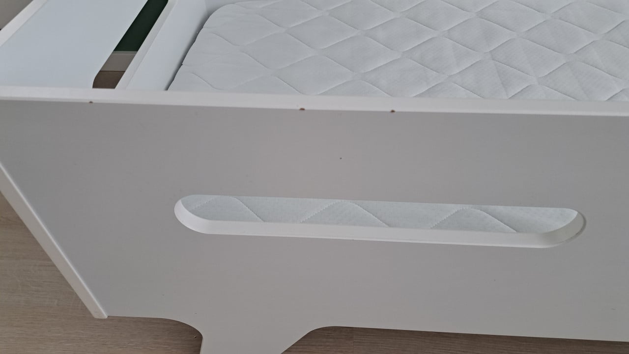 Peuterbed Petit Amelie wit Colombe incl matras+dekbed