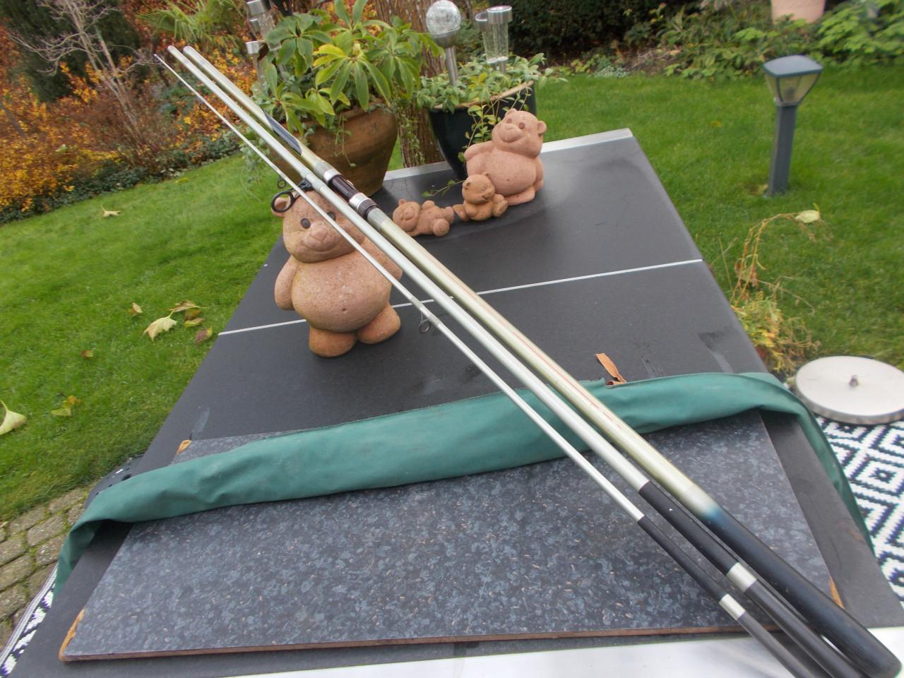 Prachtige carbon strandhengel uit het hogere segment