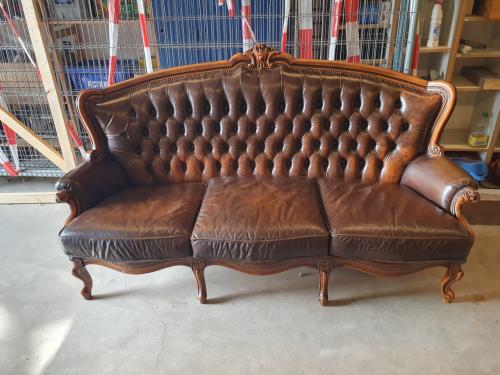 Chesterfield / vintage / Rococo stijl 3-1-1
