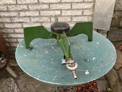Grote gasbrander, kookpit