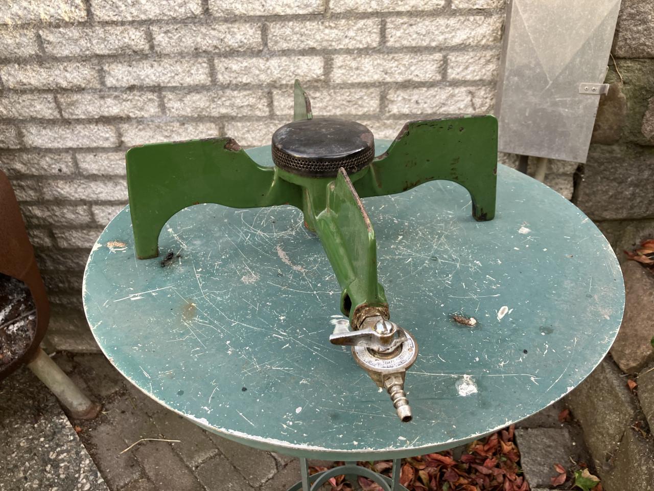 Grote gasbrander, kookpit