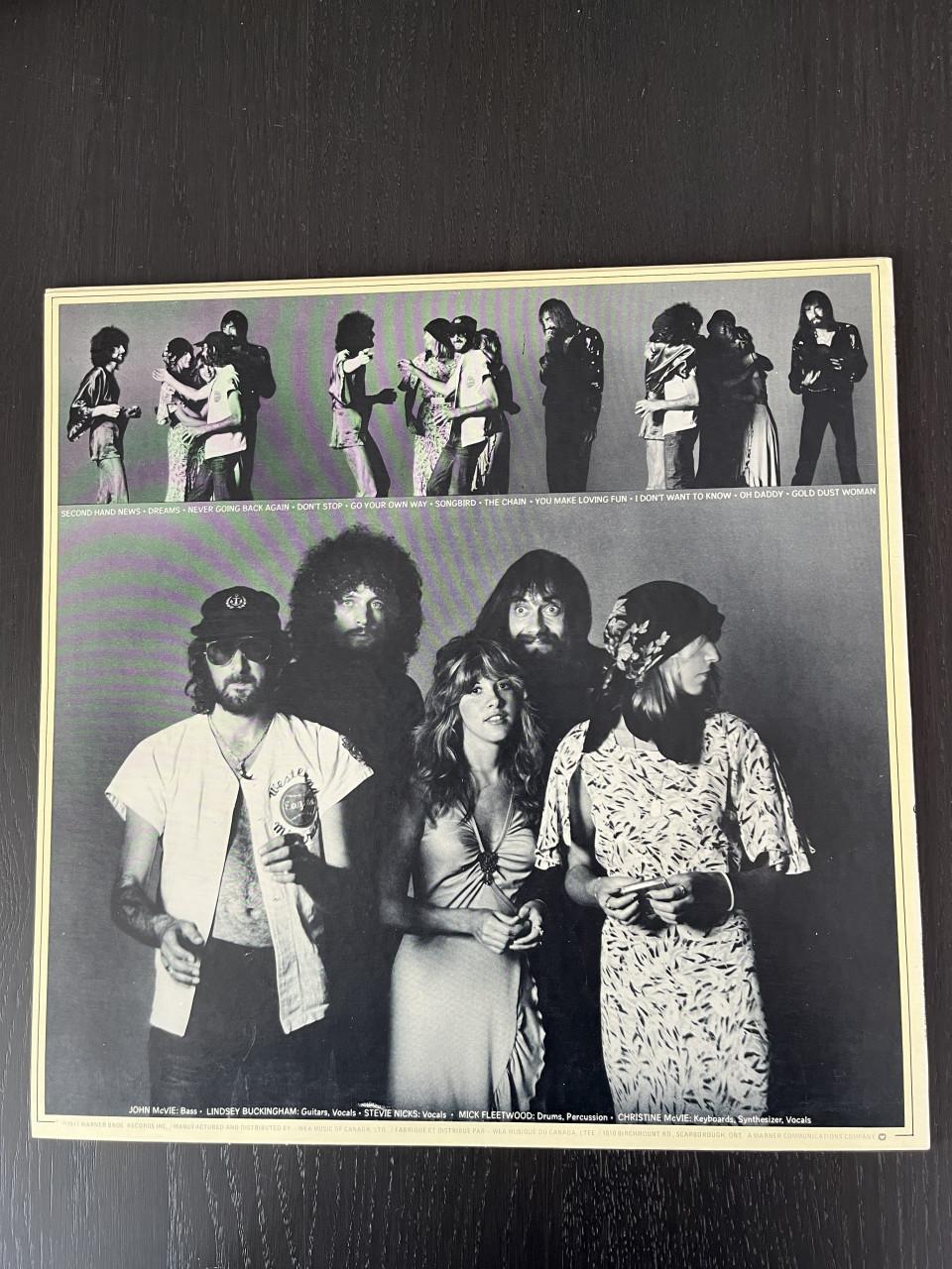 LP Fleetwood Mac, titel 'Rumours'.