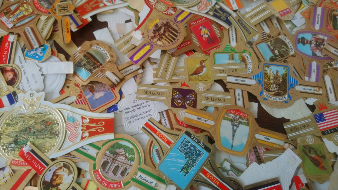 Verzameling sigarenbandjes