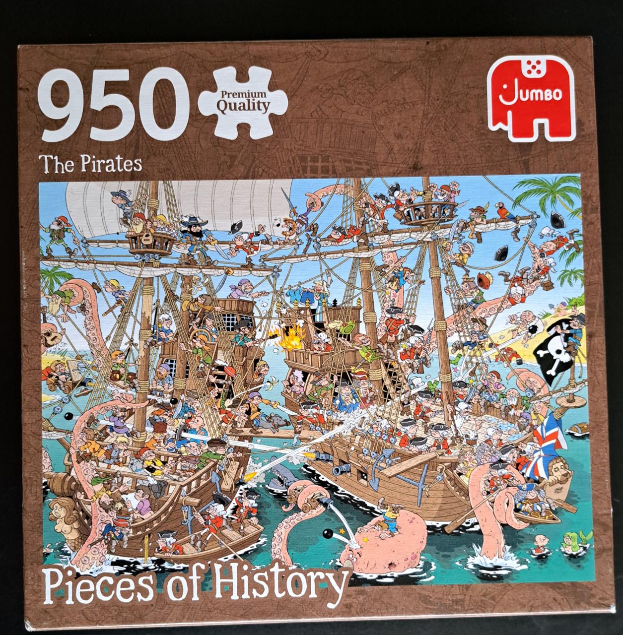 JUMBO - PIECES OF HISTORY THE PIRATES - 950 stukjes