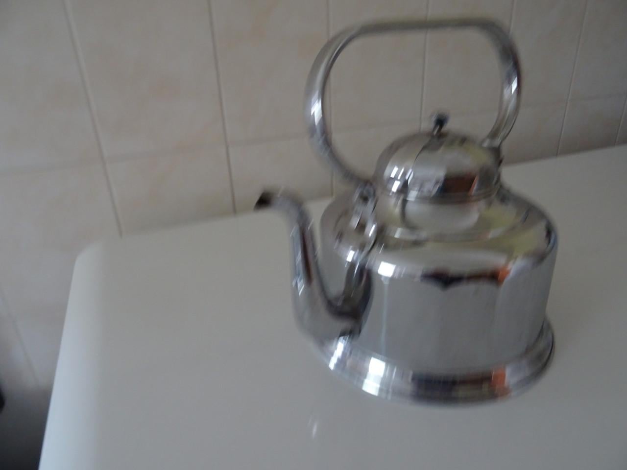 Te koop nog hele mooie water ketel nooit gebruikt sier en of op de kachel ?